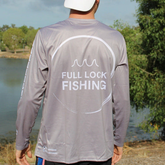 Original Full Lock Long Sleeve Fishing Shirt - Grey