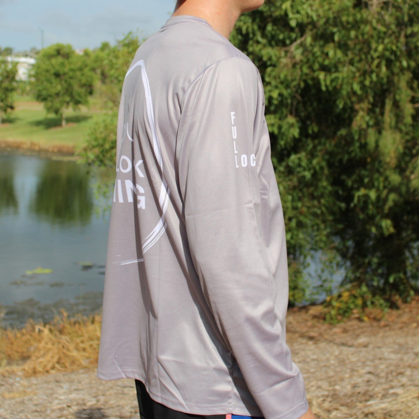 Original Full Lock Long Sleeve Fishing Shirt - Grey