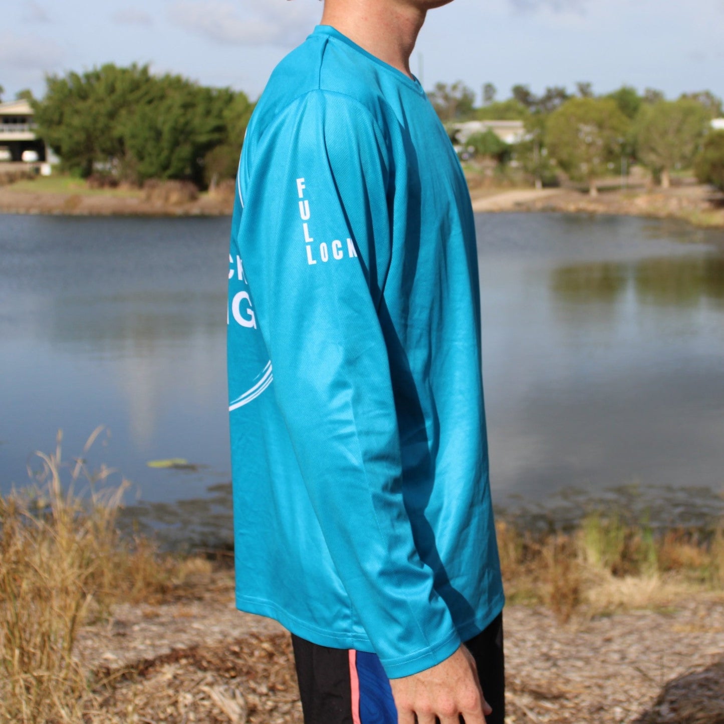 Original Full Lock Long Sleeve Fishing Shirt - Ocean Blue