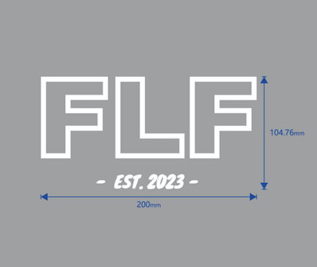 FLF Vinyl Sticker